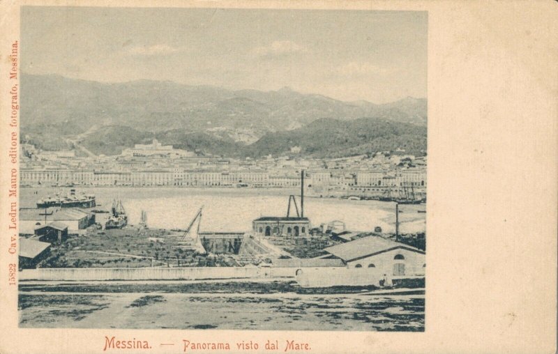 Italy - Messina Panorama visto dal Mare - 03.36