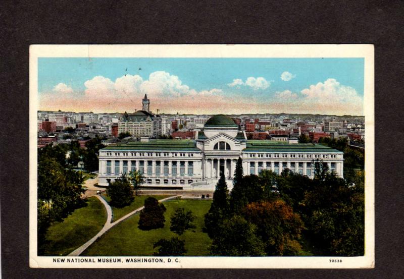 DC New National Museum Washington DC Postcard Carte Postal Political Politics