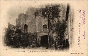 CPA COMPIEGNE-Les Ruines de la Tour Jeanne d'Arc (291488)