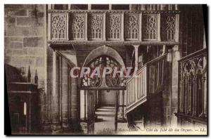 Old Postcard Lamballe The Church ND Approval of Jube says Organs
