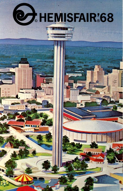 TX - San Antonio. HemisFair '68. Tower of the Americas