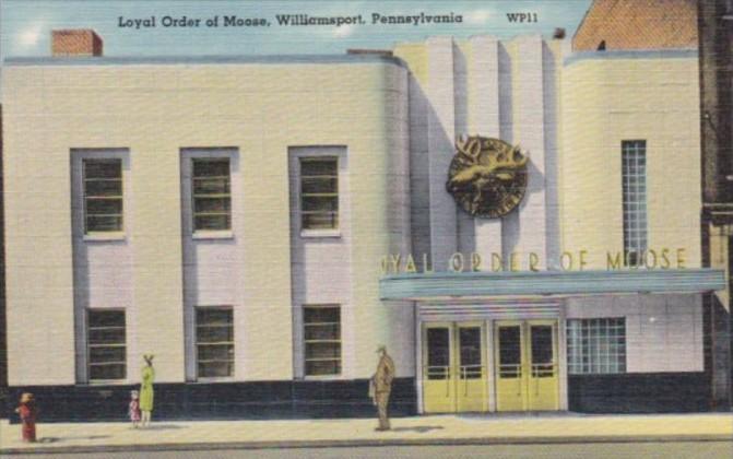 Pennsylvania Williamsport Loyal Order Of Moose