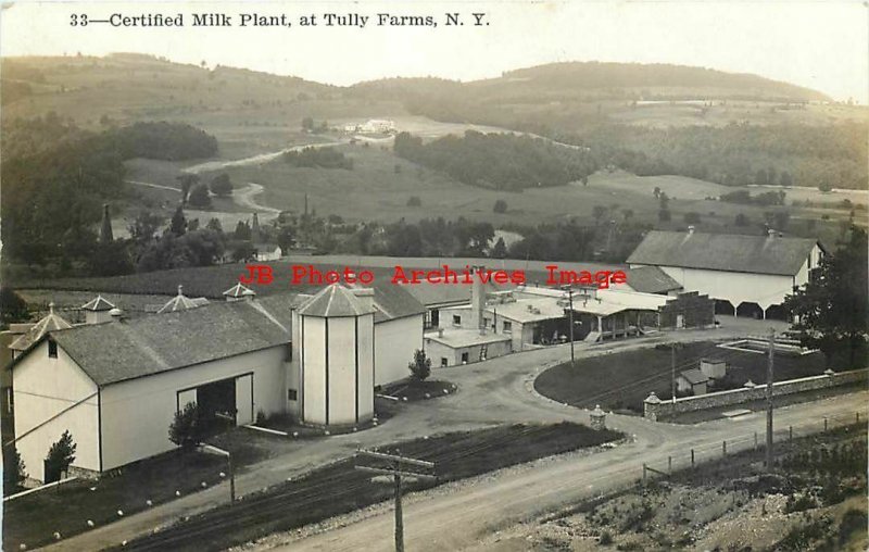 NY, Tully, New York, RPPC, Tully Farms Certified Milk Plant,1911 PM,Phelps No 33