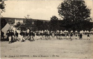 CPA Militaire Camp de La COURTINE - Retour de Manoeuvres (90014)