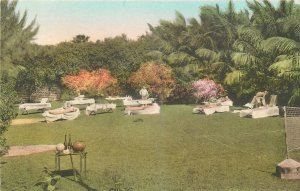 1920s Miami Springs Florida Battle Creek Men's Gymnasium HC Postcard 26-466