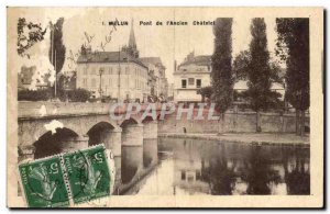 Old Postcard Melun Pont De L & # 39ancien Chatelet