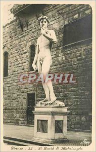 Old Postcard FIRENZE - H David di Michelangelo