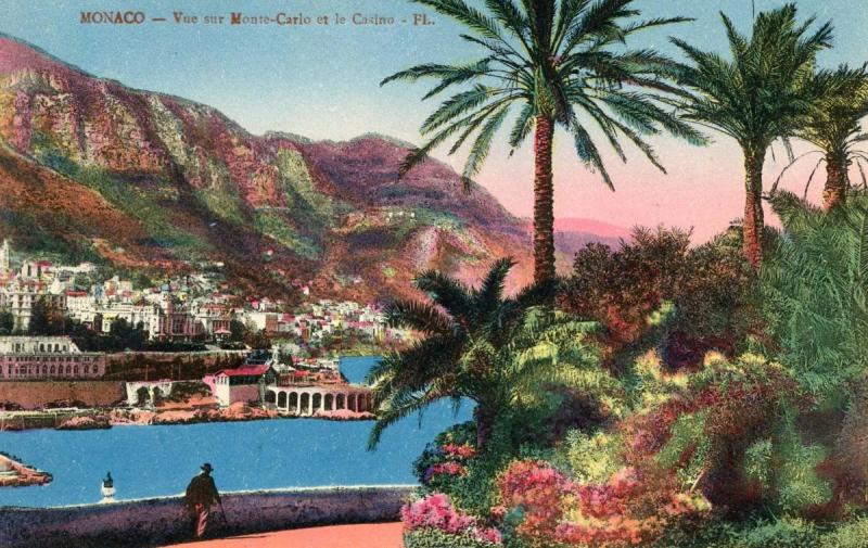 Monaco - View of Monte Carlo and Casino