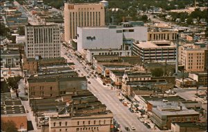 Appleton Wisconsin WI Air View Street Scene Vintage Postcard