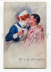 3095167 WWI RED CROSS PROPAGANDA Not in the Prescription TUCK