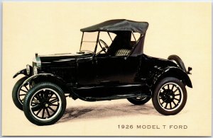 VINTAGE POSTCARD MUSEUM OF AUTOMOBILES - BLACK 1926 MODEL T FORD