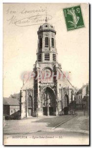 Postcard Old Honfleur Eglise Saint Leonard