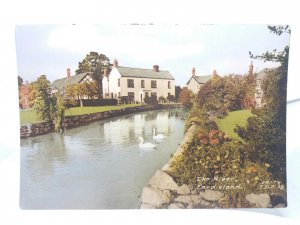 The River Arrow Eardisland Herefordshire Early Vintage Friths Series Postcard