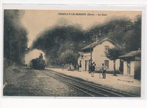 NEUILLY-le-BISSON : la gare - tres bon etat