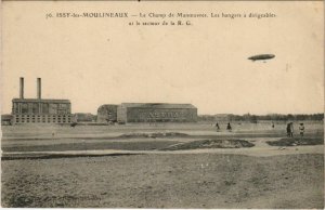 PC ISSY-LES-MOULINEAUX HANGAR A DIRIGEABLES ZEPPELIN BALLOON AVIATION (a19162)