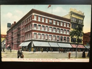 Vintage Postcard 1901-1907 W.V. Snyder Co. Building & Dry Goods Store Newark NJ