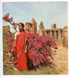 488807 1977 Speleo-Diving Expedition INDIA Girl sari ADVERTISING Slovakia poster