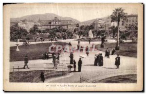 Old Postcard Nice Jardin Public and Municipal Casino
