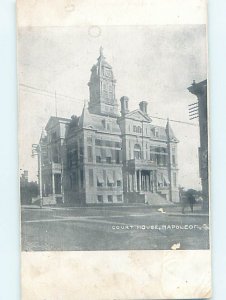 Divided-back COURTHOUSE Napoleon - Near Defiance & Maumee & Toledo OH AF0132