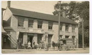 Brownville NY Grocery Wagon Store Street RPPC Postcard