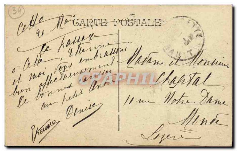 Old Postcard The Corniche A heavy sea