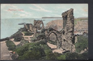 Sussex Postcard - Hastings Castle     RS9405