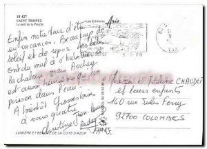 Modern Postcard St Tropez Le Pont de la Ponche