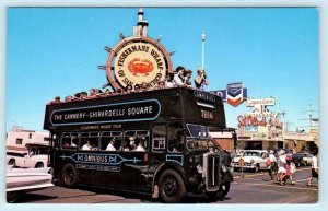 SAN FRANCISCO, CA ~ Cannery Row - Ghirardelli Square OMNIBUS c1960s Postcard