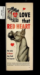 1951 Read Heart Dog Food Vintage Print Ad 015724