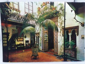 Vintage Postcard Sevilla Lordly Courtyard Spain