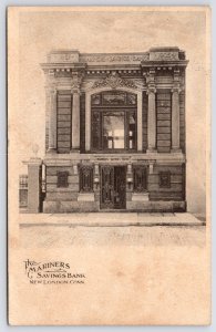 Monticello New York Art Nouveau Portrait~Mariners Savings Bank~#3 Doane Cancel