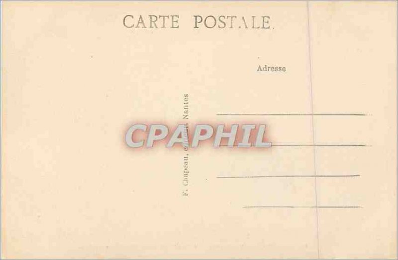 Old Post Card La Bernerie (L inf) A Roche Gray Sphinx Rock