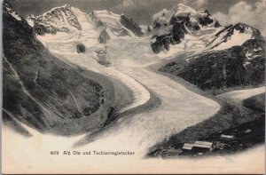 Switzerland Alp Oto und Tschierva Gletscher Vintage Postcard C193