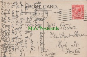 Genealogy Postcard - Stocker - The Great House, High St, Honiton, Devon RF7826