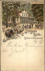 Gruss Aus Jurgens Holz Oberneuland Jurgens Holz 1898 Used Postcard