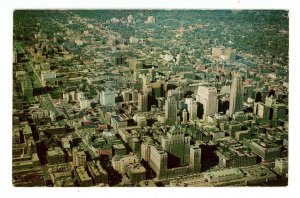 Canada - ON, Toronto. Aerial View of Downtown