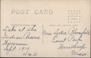 Lake Court Oreilles Native Indian Reserve WI c1910 Real Photo Postcard