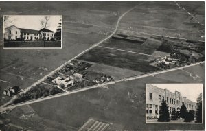 VINTAGE POSTCARD AERIAL VIEW OF THE CHILD WELFARE ASSOCIATION PROPERTY ADDISON