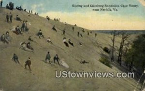 Sliding And Climbing Sandhills - Norfolk, Virginia