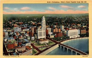 State Capitol building, Columbus, Ohio, U.S. Post Office, Municipal Postcard