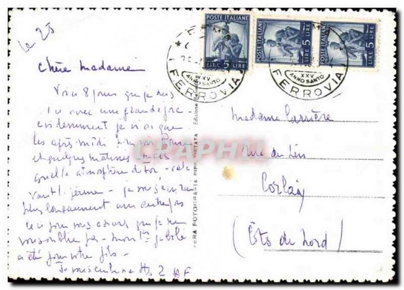 Italy Postcard Modern Roma Piazza S Pietro e Basilica