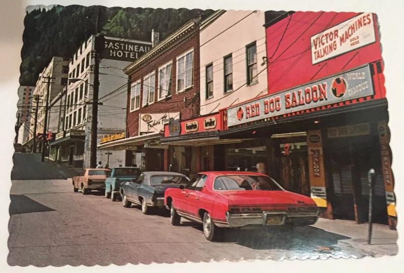 Red Dog Saloon Franklin Street Downtown Juneau Alaska Postcard 