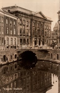 Netherlands Utrecht Stadhuis Vintage RPPC 09.89