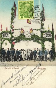 turkey, SMYRNA SMYRNE IZMIR, Public Holiday in Tourbali (1909) Postcard