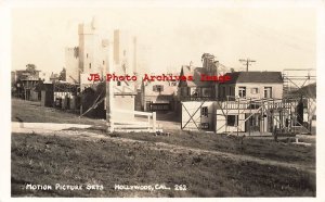 CA, Hollywood, California, RPPC, Universal Studios Motion Picture Sets