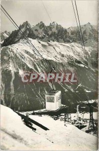 Old Postcard SUPER CHAMONIX-Telepherique The Pras-the-Flegere (1894m) Needles...