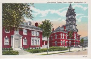 Pennsylvania Huntingdon County Court House Curteich