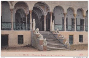 TUNIS, Tunisia; Palais du Bardo, La Cour des Lions, 00-10s
