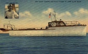 Sea Hawk Fishing & Party Vessel - Camp Ellis, Maine ME Postcard