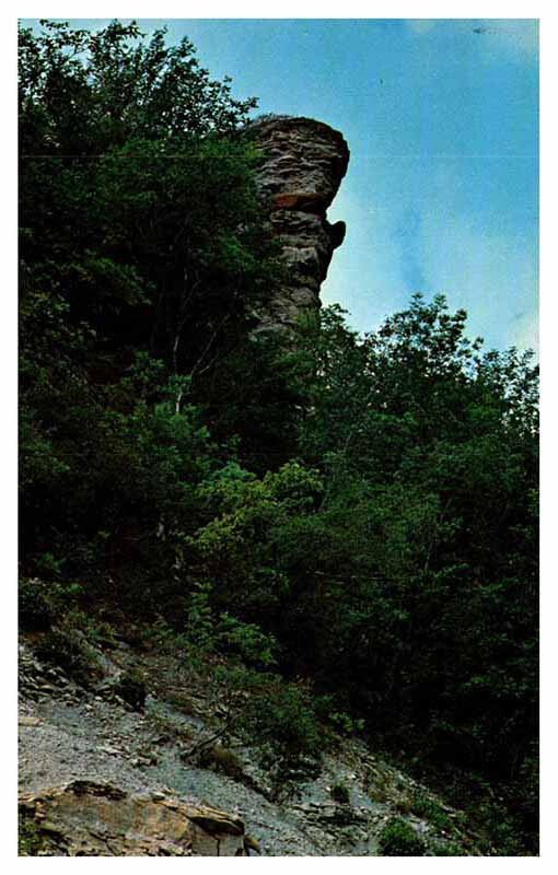 Postcard MOUNTAIN SCENE Hannibal Missouri MO AR8751